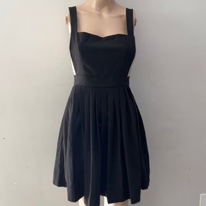 Solid Pleated Pinafore Dress medium
